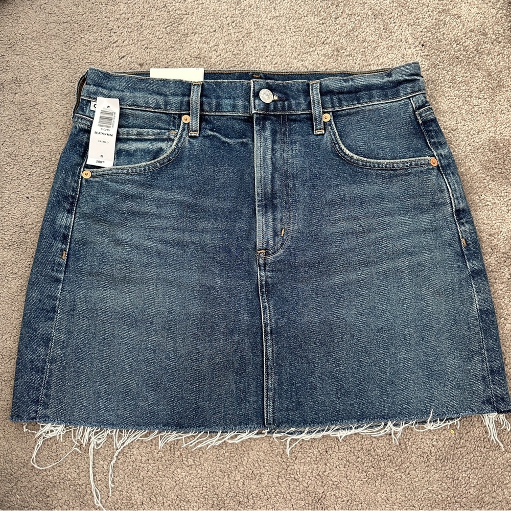 Citizens of humanity beatnik mini skirt 26 idlewild BNWT